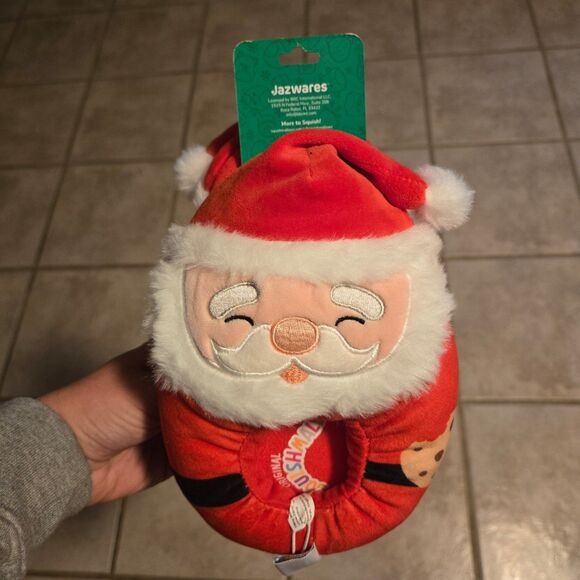Squishmallow Santa Christmas Slippers Size 11/12 - Picture 3 of 3